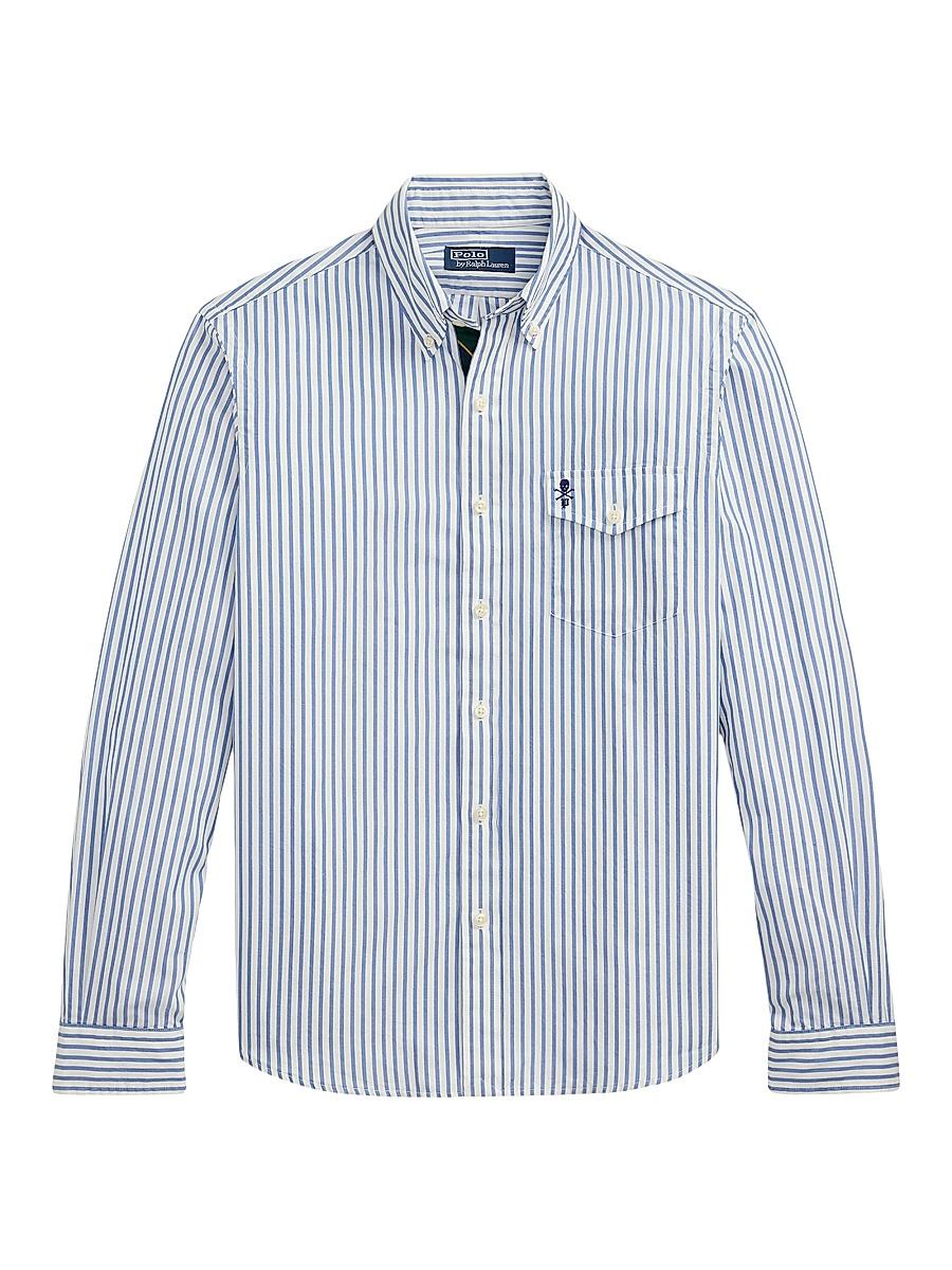 Mens RL Prepster Classic-Fit Striped Shirt Product Image