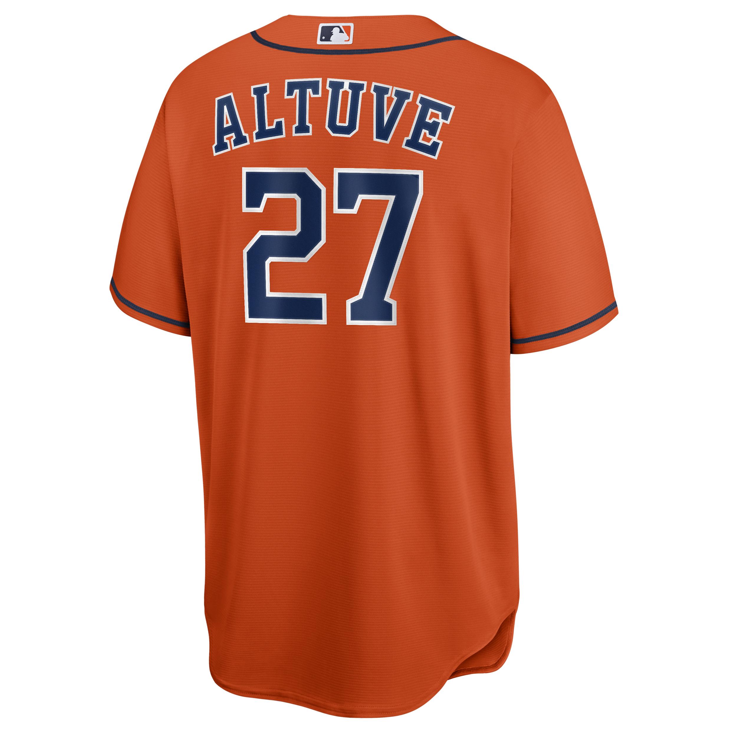 Nike Mens MLB Houston Astros (Jose Altuve) Replica Baseball Jersey | T770A27-HA1 Product Image