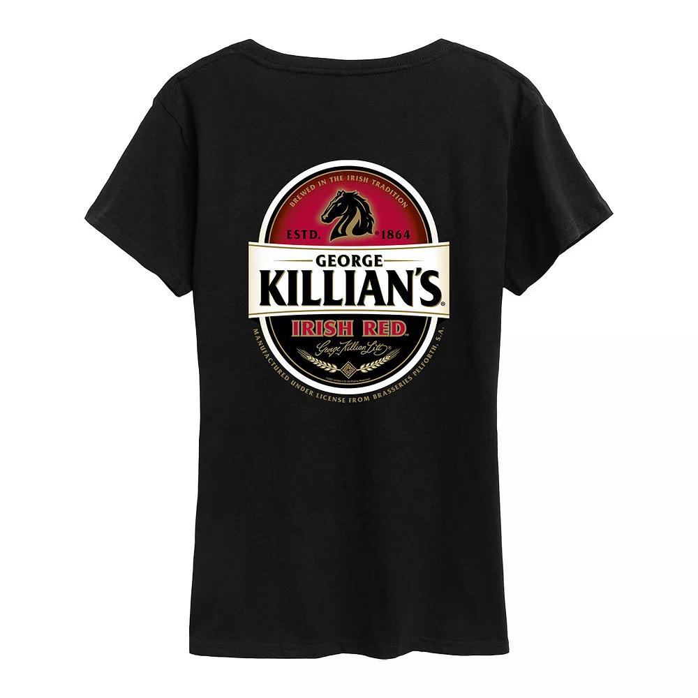 Women's Killian's Irish Red Logo Graphic Tee, Size: XL, Black Product Image