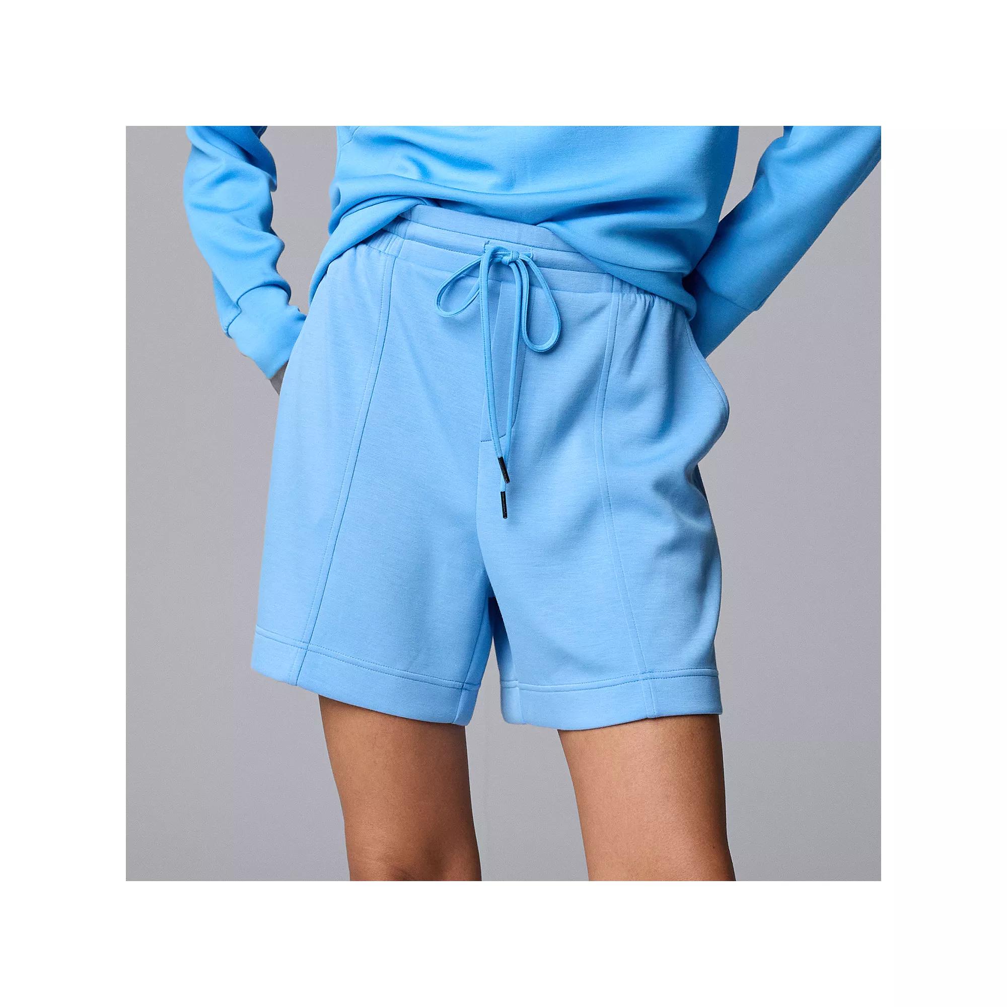 Women's Simply Vera Vera Wang Scuba Pull-on Shorts, Size: XL, Sheer Heaven Product Image