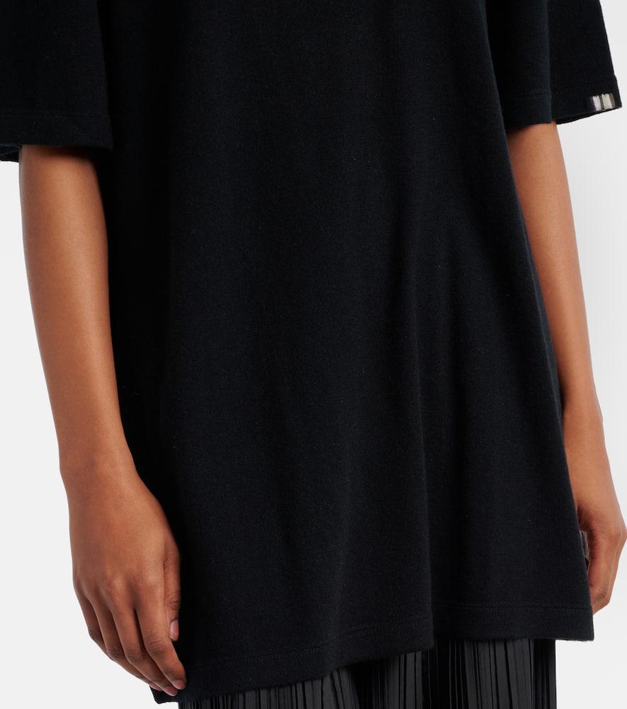 EXTREME CASHMERE N°414 Nick Wool And Cashmere T-shirt In Black Product Image