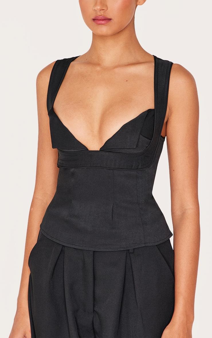 Black Layered Corset Product Image