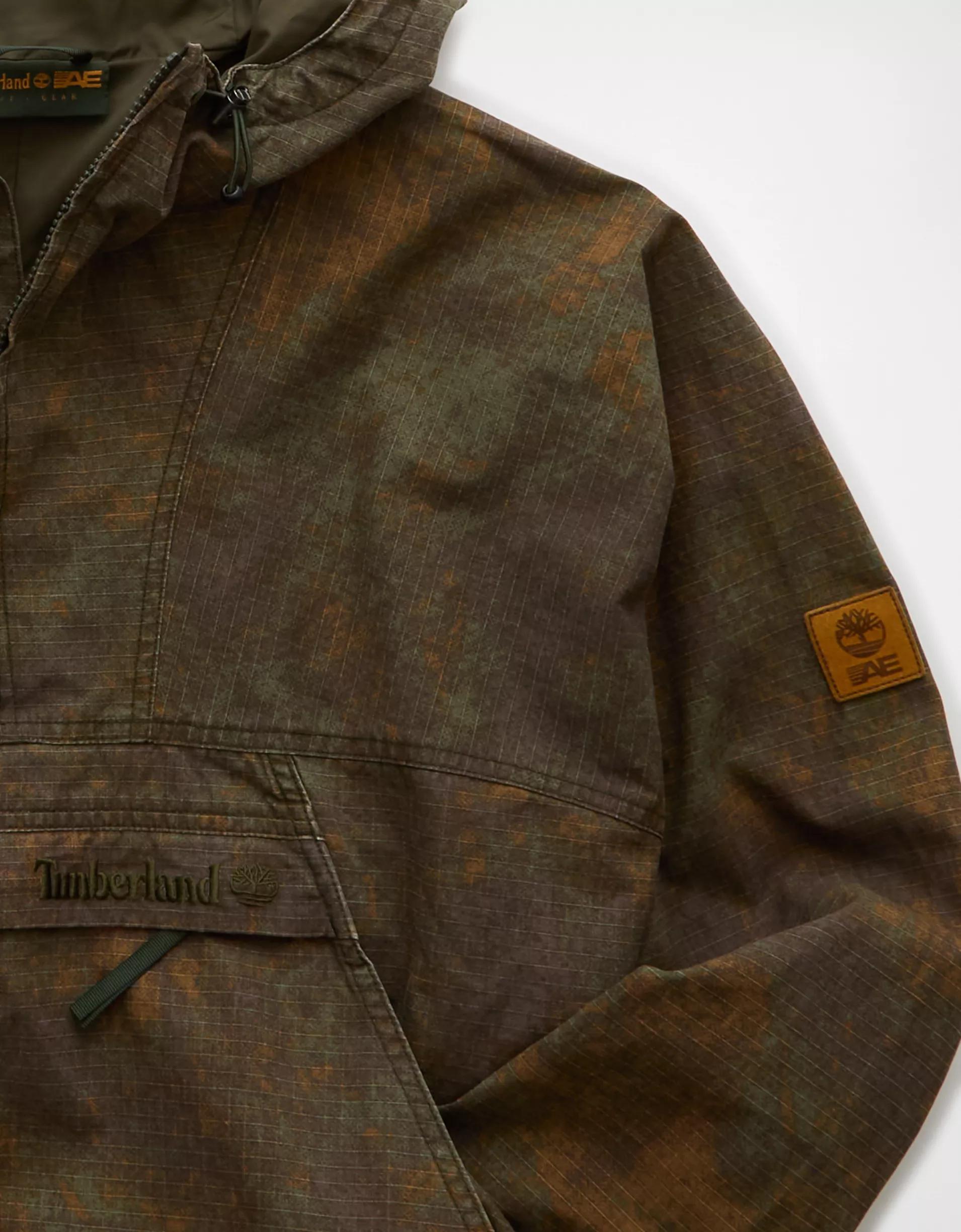 Timberland x AE Camo Lightweight Anorak Jacket Product Image