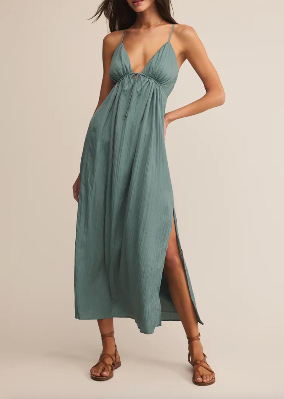 Manon Satin Maxi Dress Product Image