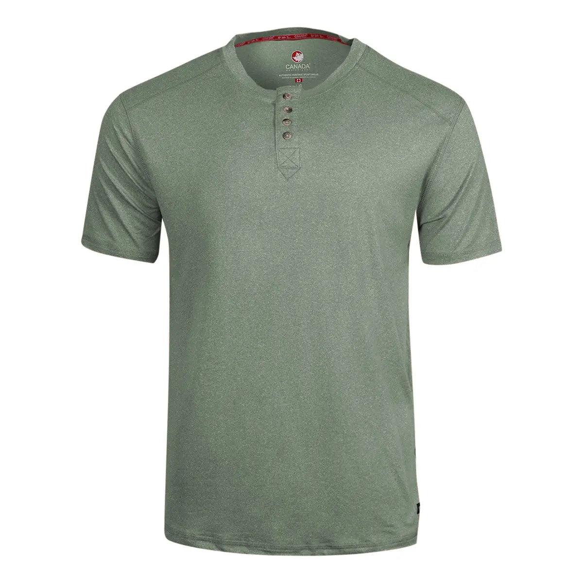 Canada Weather Gear Men's Trail Blazer Henley T-Shirt Male Product Image