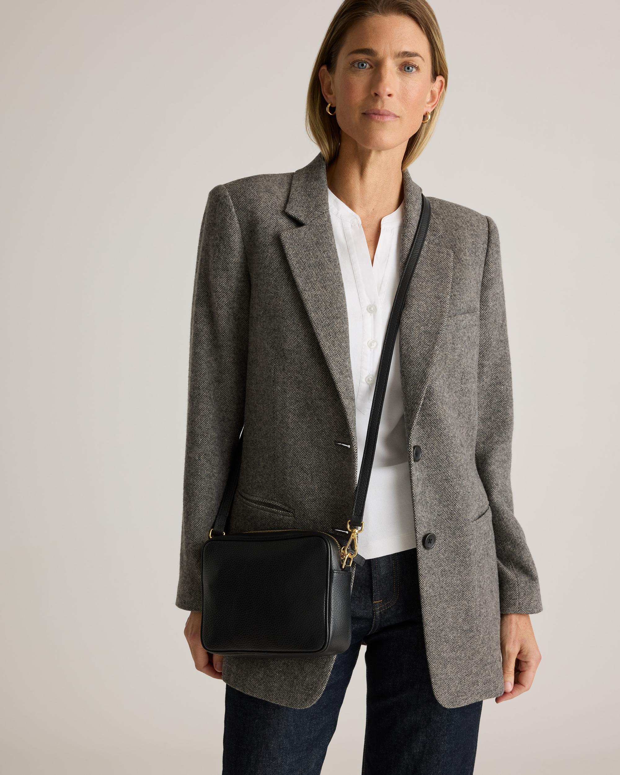 Quince | Women's Cotton Mixed Media Puff Sleeve Top Tencel Product Image