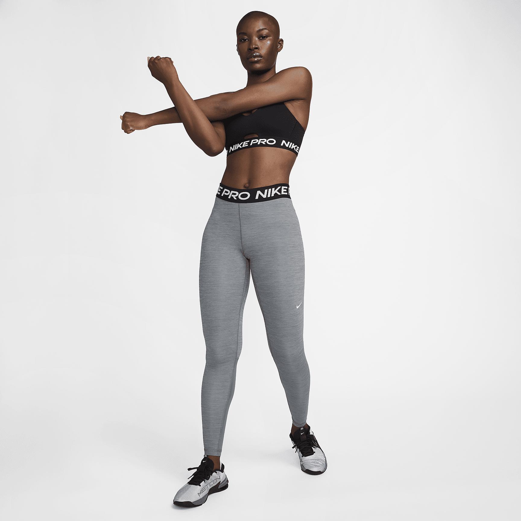 Womens Nike Pro 365 High-Waisted 7/8 Mesh Panel Leggings Product Image