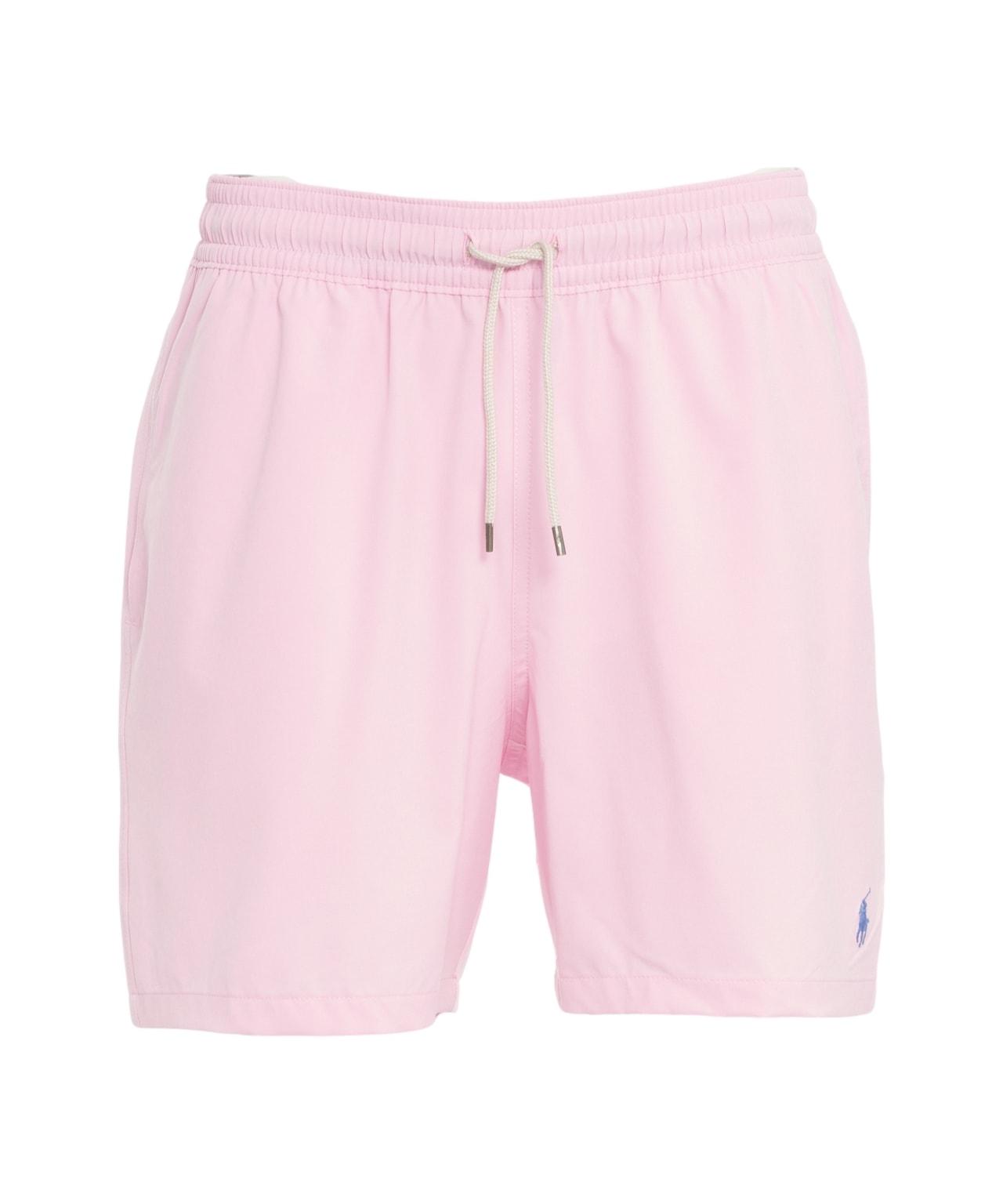 Swim shorts with logo embroidery Product Image