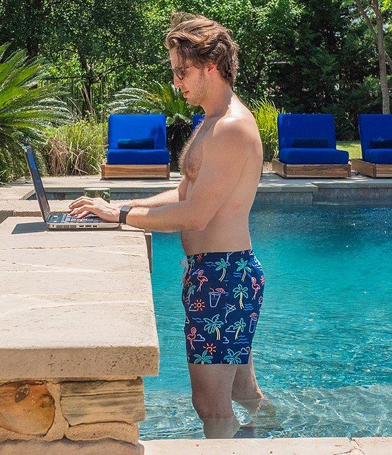 Chubbies The Neon Lights 5.5#double; Inseam Stretch Swim Trunks Product Image