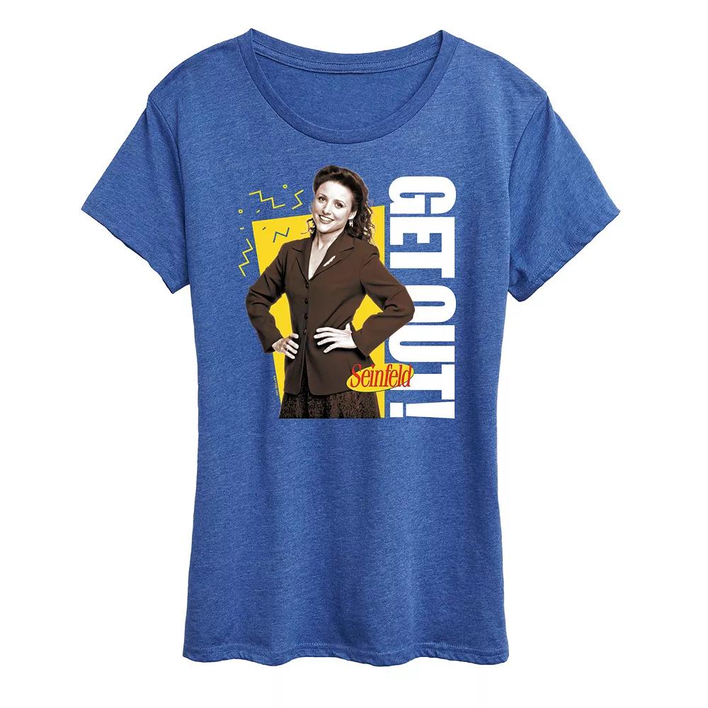 Women's Seinfeld Elaine Get Out Graphic Tee,  Product Image