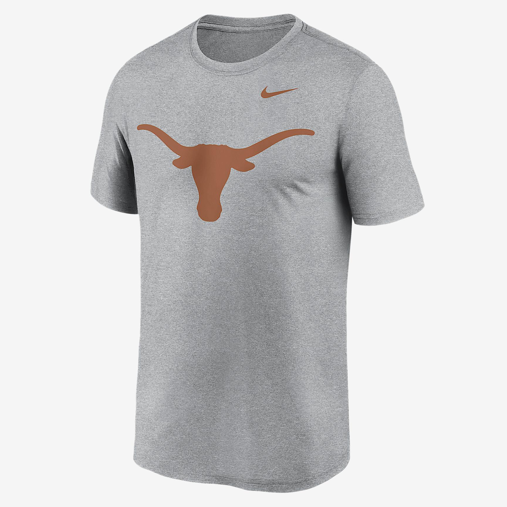 Texas Primetime Legend Logo Nike Mens Dri-FIT College T-Shirt | NKGK06GTXE-PTF Product Image