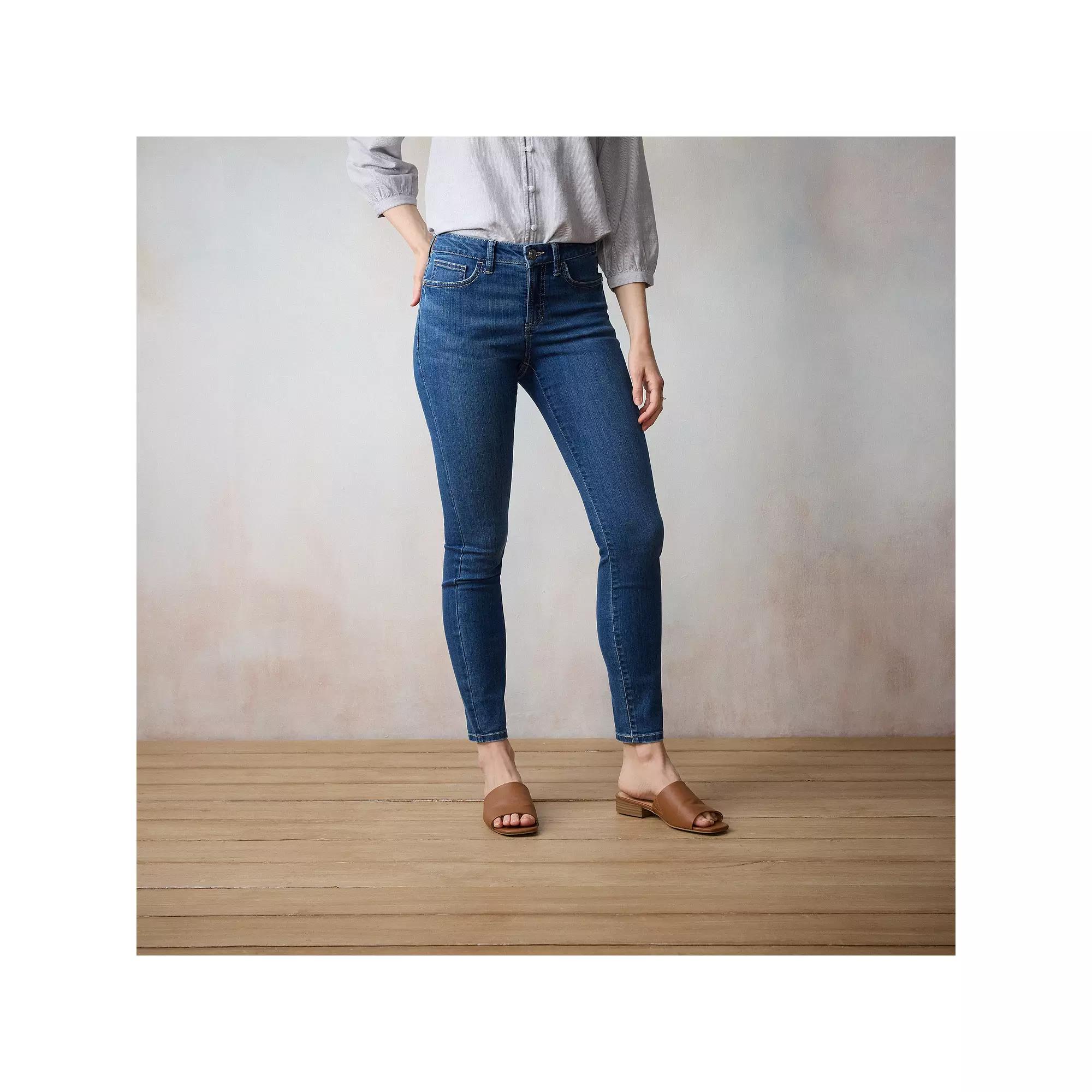 Women's LC Lauren Conrad Midrise Skinny Jeans, Size: 8, Laurel Product Image