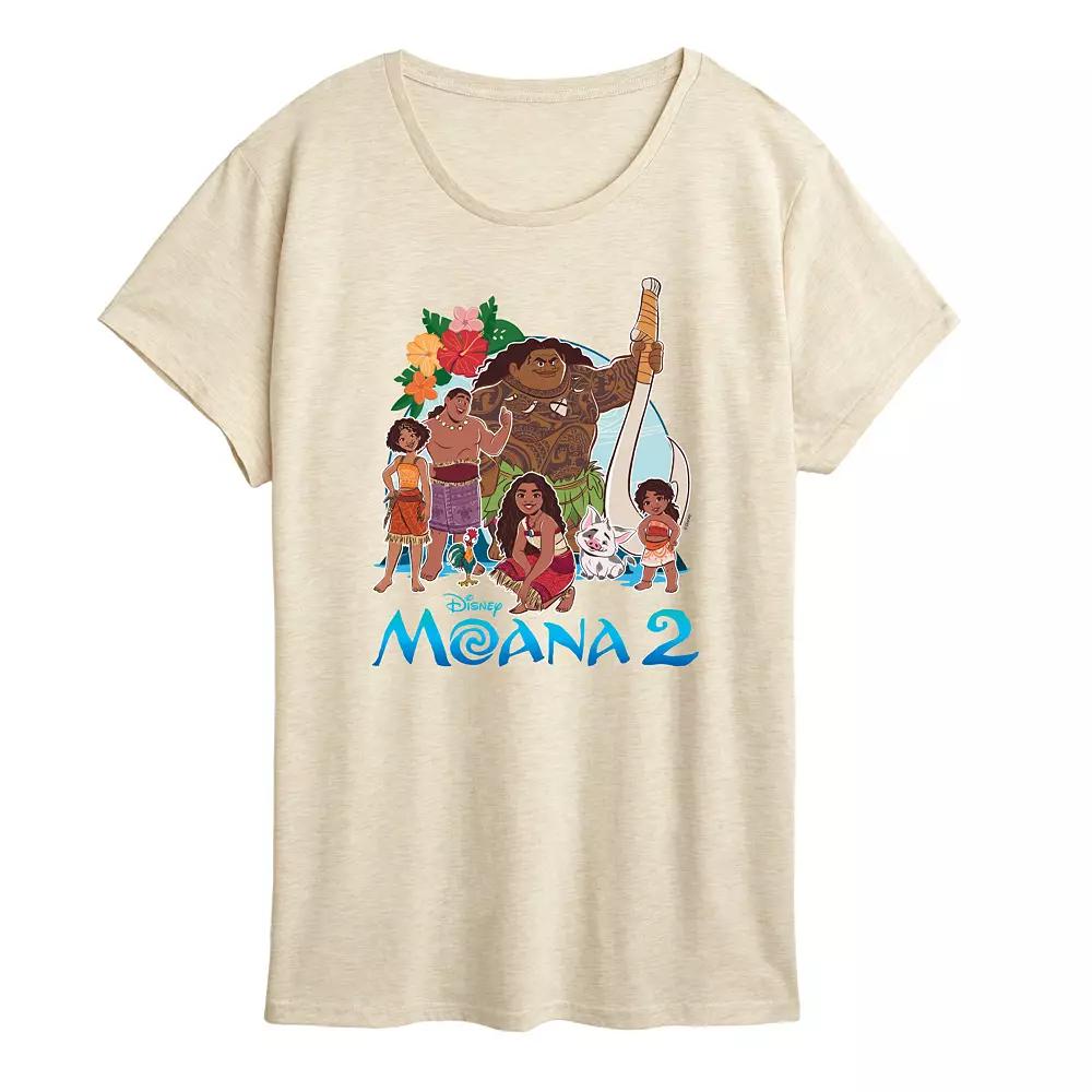 Disney's Moana 2 Women's Group Graphic Tee,  Product Image