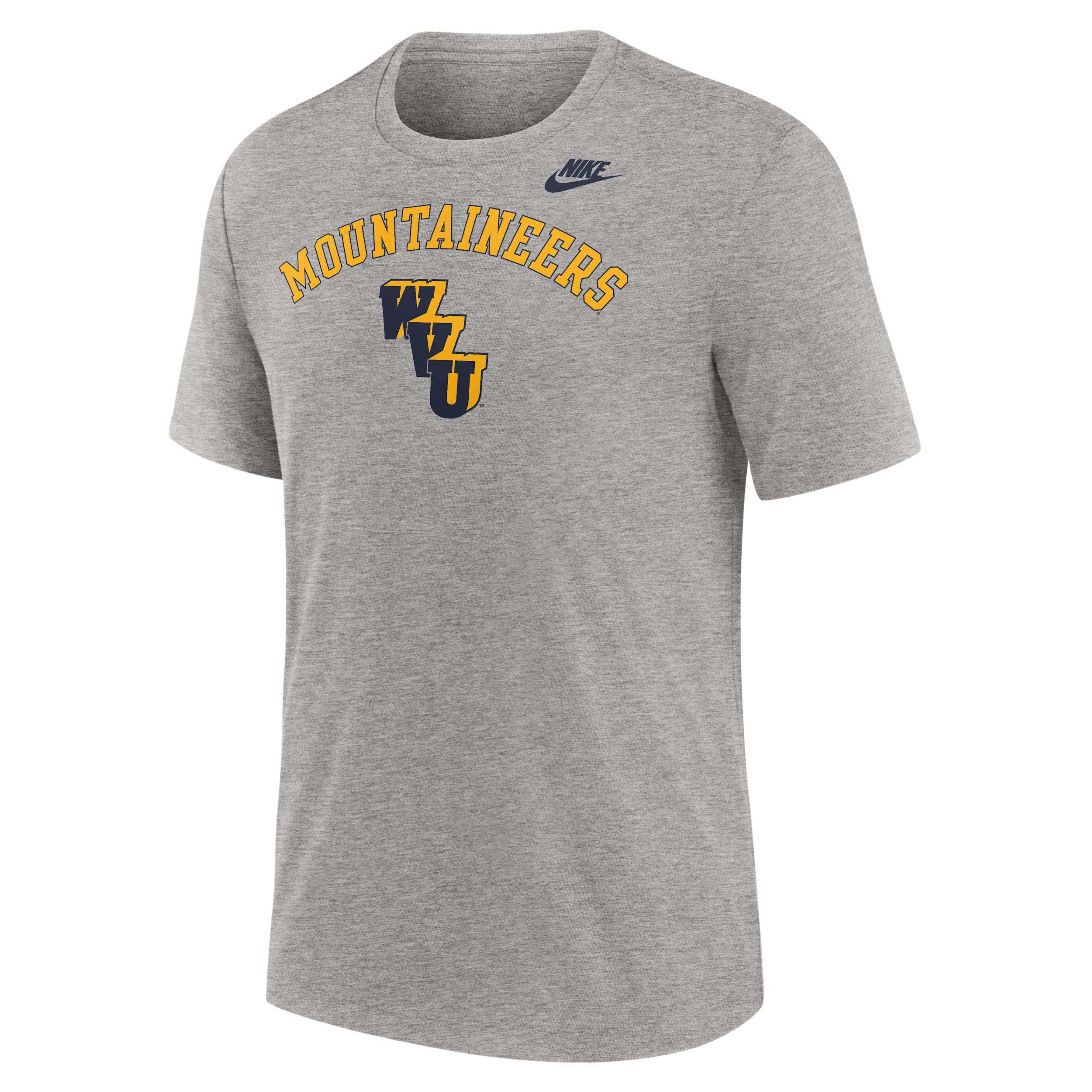 West Virginia Legacy Arch Nike Mens College T-Shirt | NJFD06GWVV-CXE Product Image