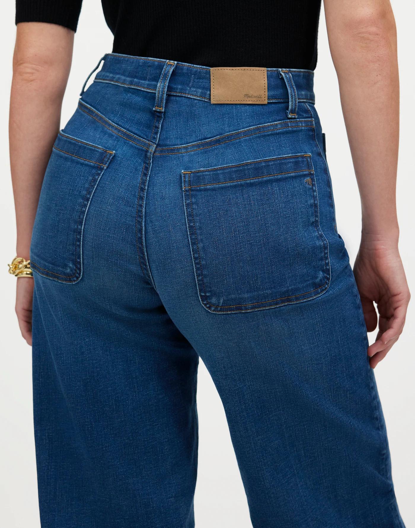 The Curvy Emmett Wide-Leg Jean: Patch Pocket Edition Product Image