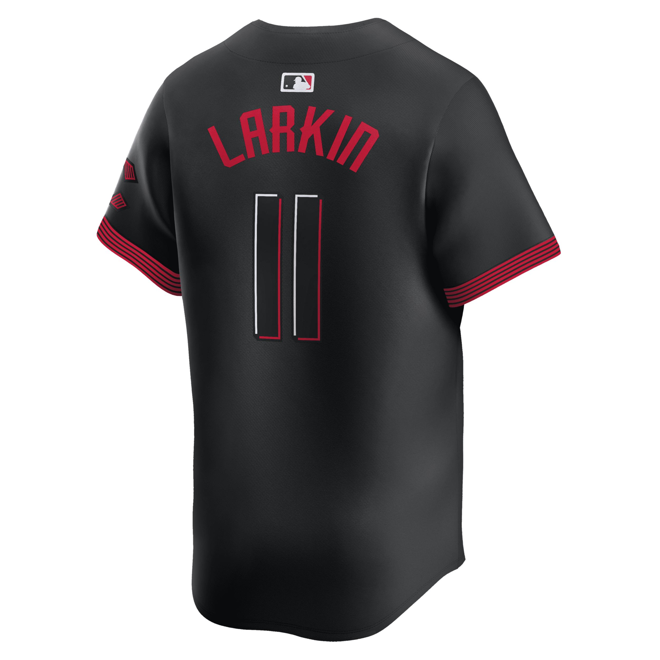 Barry Larkin Cincinnati Reds City Connect Nike Mens Dri-FIT ADV MLB Limited Jersey | T7LM01N9QME-LTH Product Image