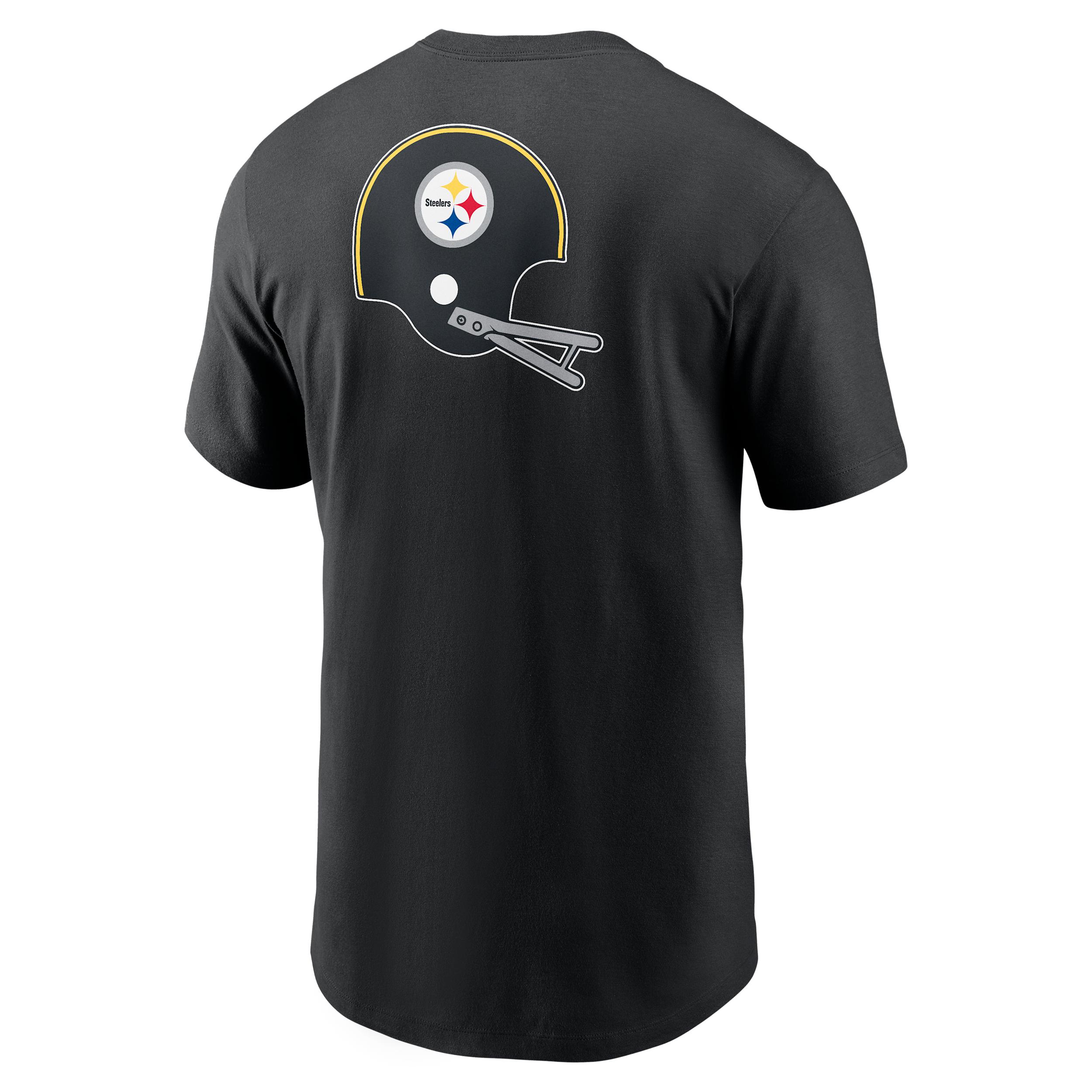 Pittsburgh Steelers Rewind Front And Back Hit Essential Nike Mens NFL T-Shirt | N19900A7LV-93P Product Image