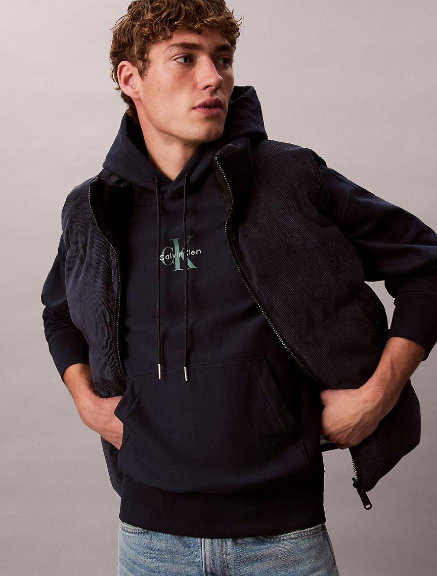 Monogram Logo Premium Fleece Hoodie Product Image