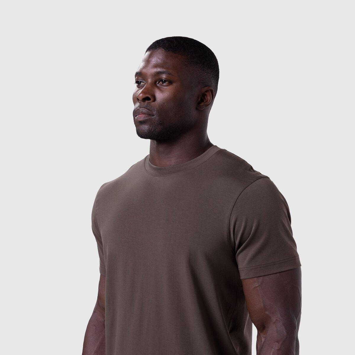 0923. Supima® Essential Tee - Dark Earth Product Image