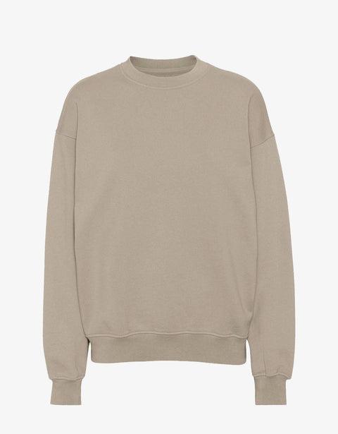 Organic Oversized Crew - Oyster Grey Product Image