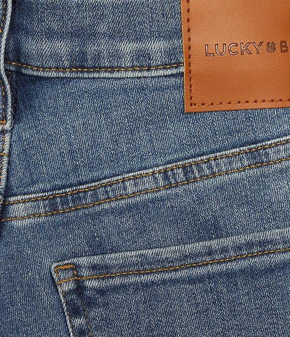 Lucky Brand Sweet Relaxed Straight Leg Denim Kick Crop Jeans Product Image