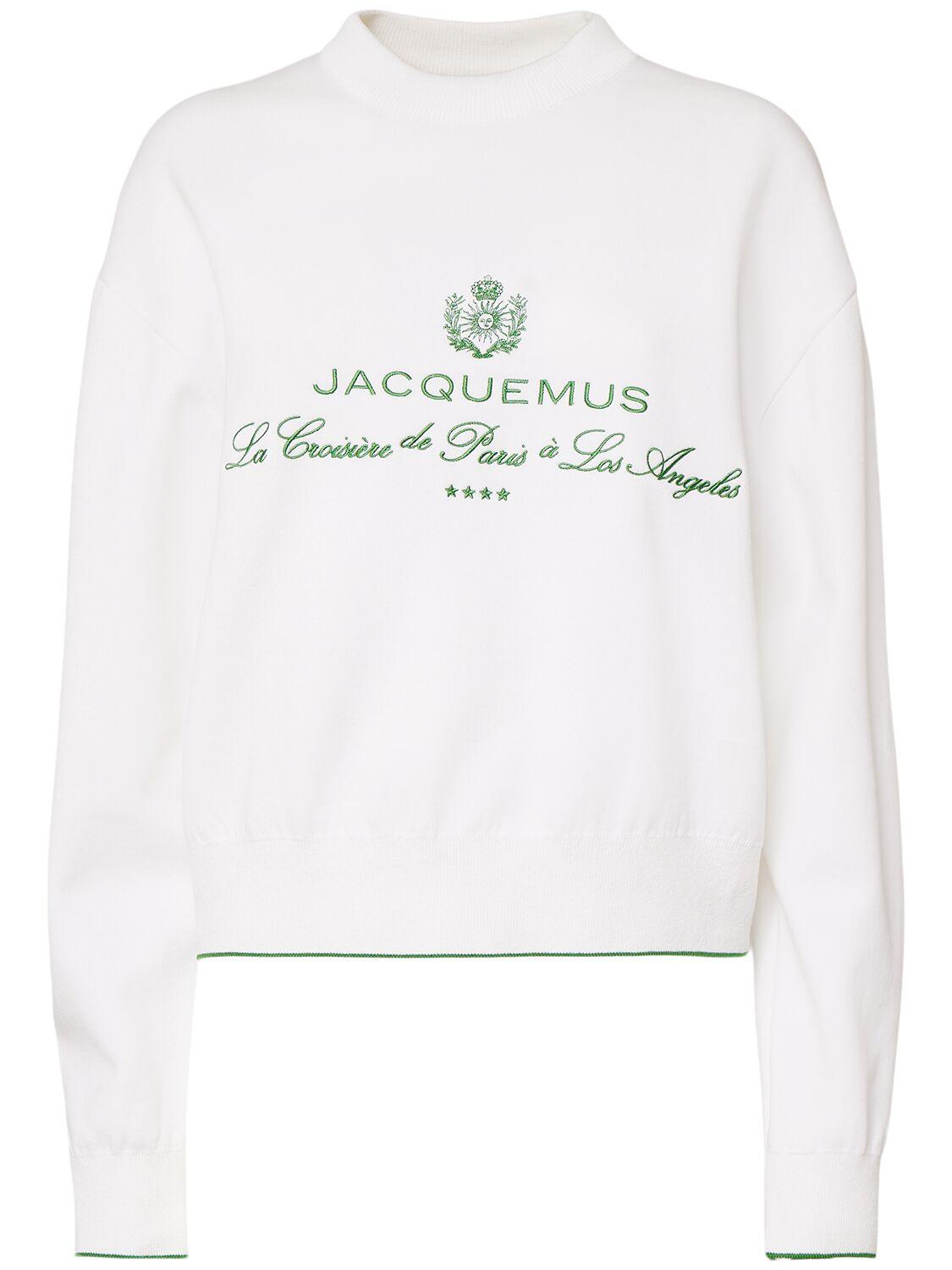 logo-embroidered sweatshirt Product Image
