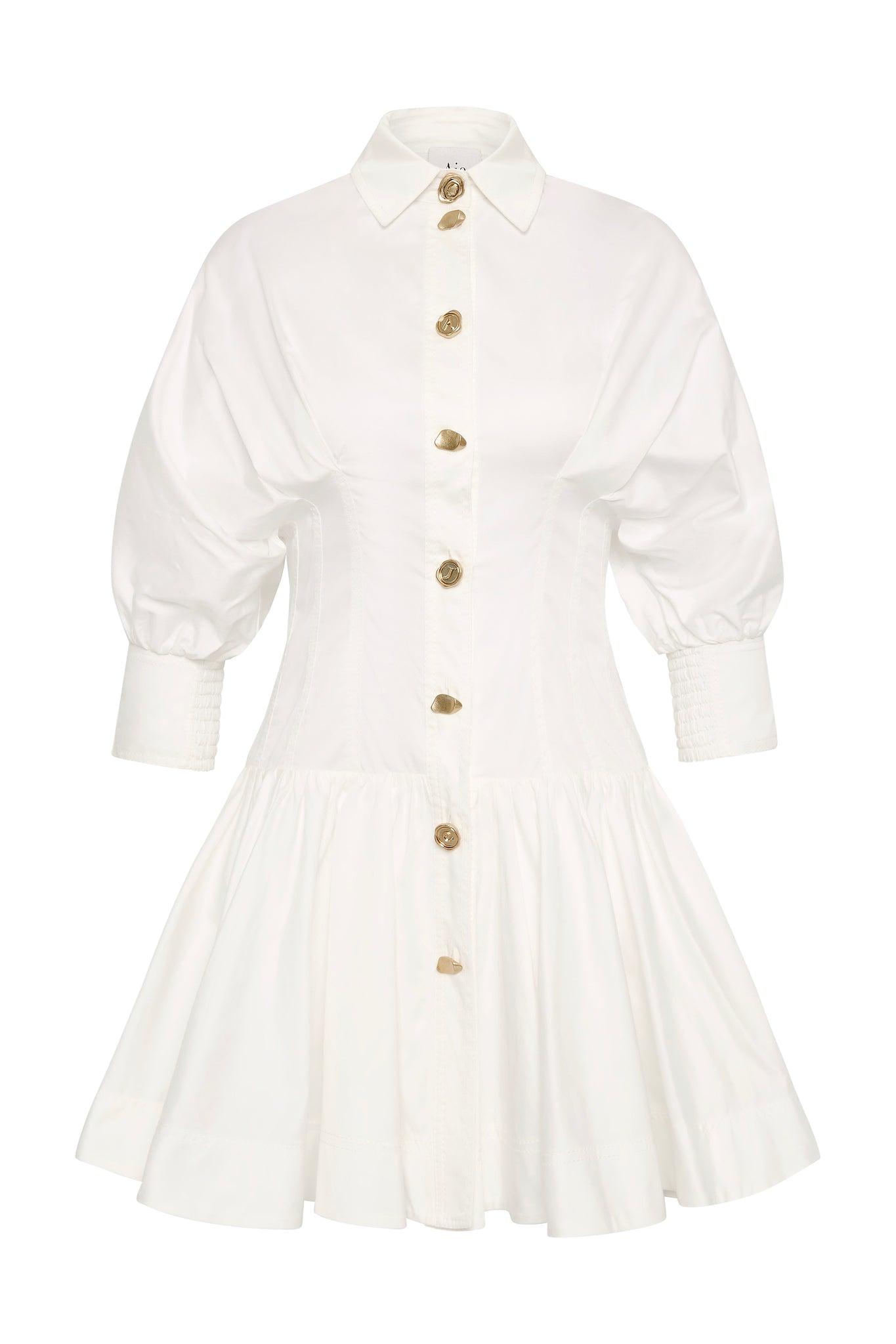 Alexa Mini Dress-IVORY / 6 Product Image