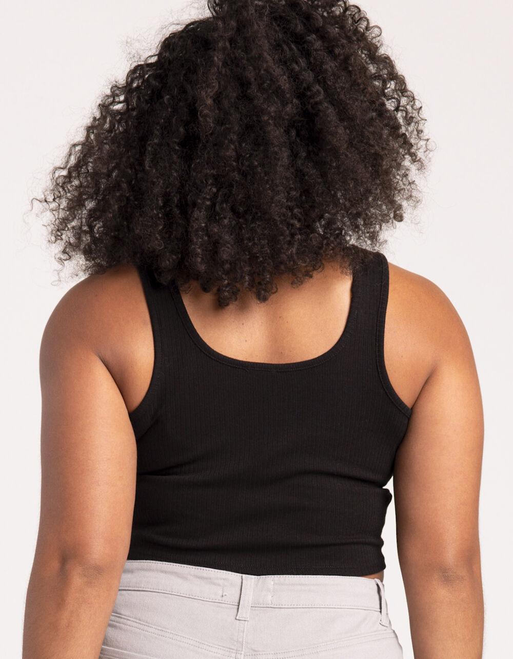 FULL TILT Square Neck Womens Tank - BLACK Product Image