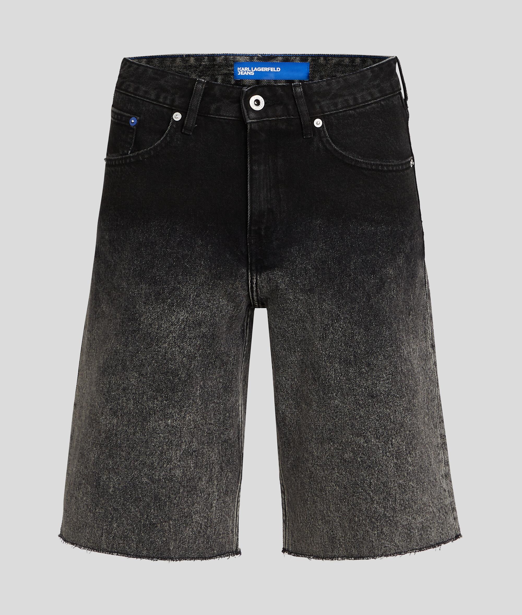 OMBRÉ DENIM SHORTS Product Image
