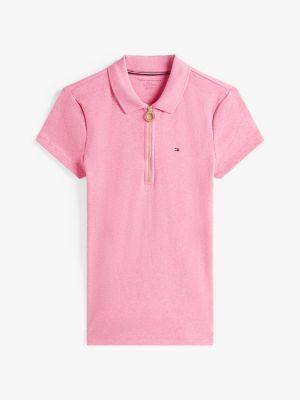 Slim Fit Zip Polo Product Image