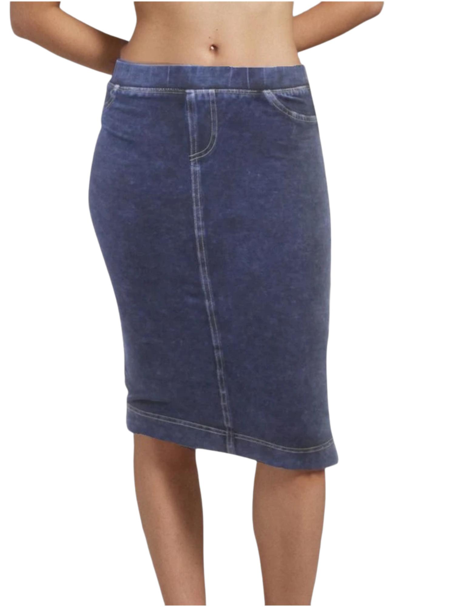Hard Tail Denim Pencil Skirt WJ-124 Product Image