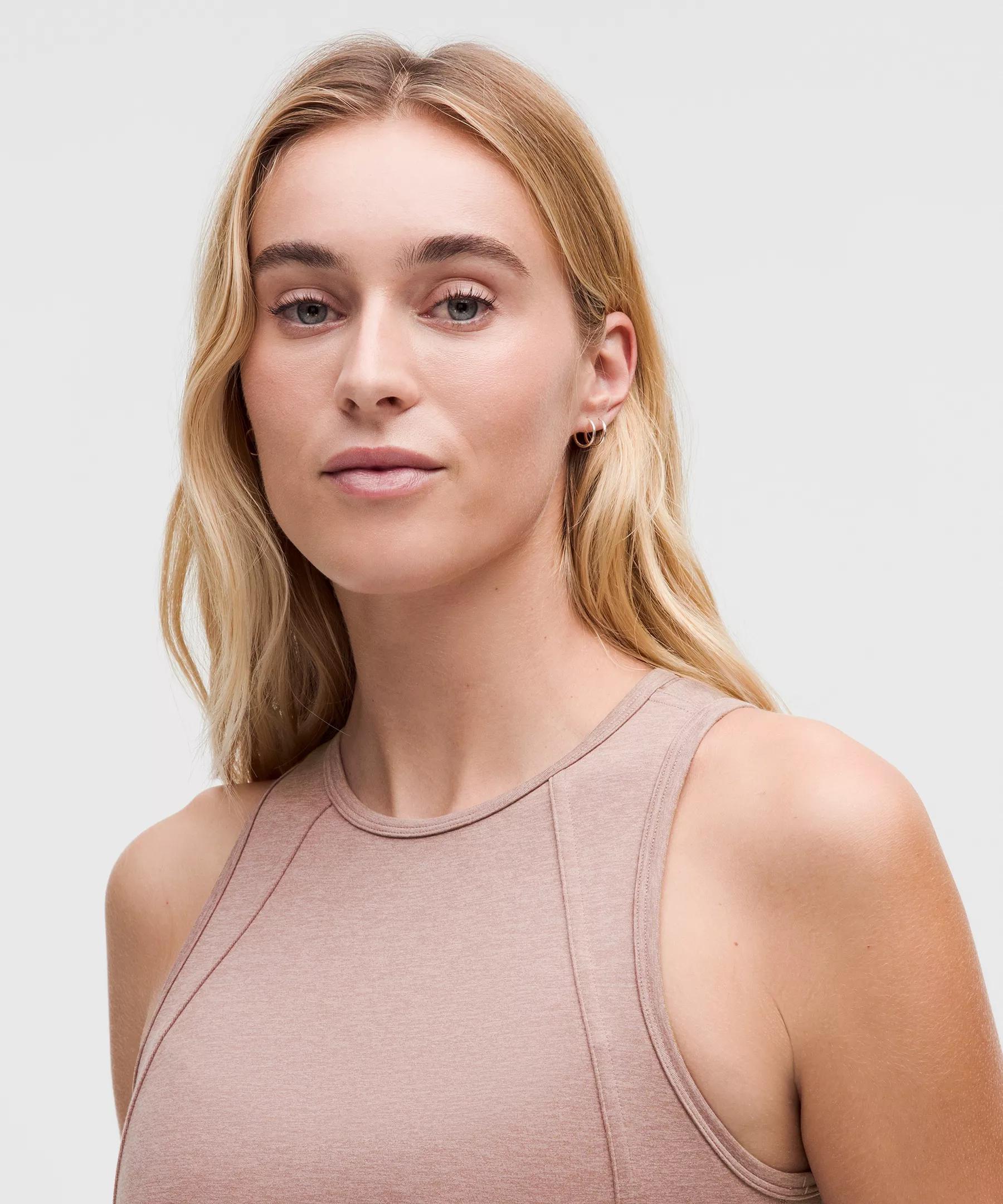 Softy Suedey Crewneck Cropped Tank Top Product Image