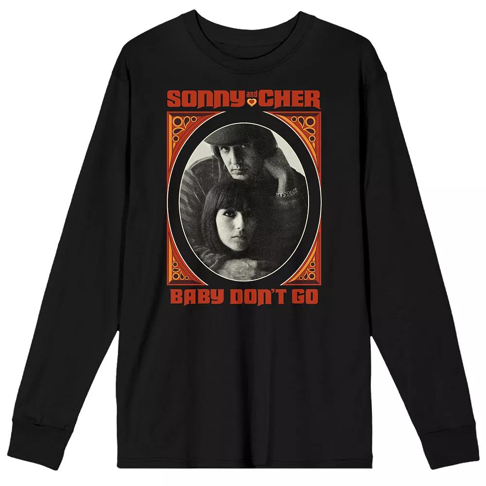 Men's Sonny & Cher Baby Don't Go Long Sleeve Graphic Tee,  Product Image
