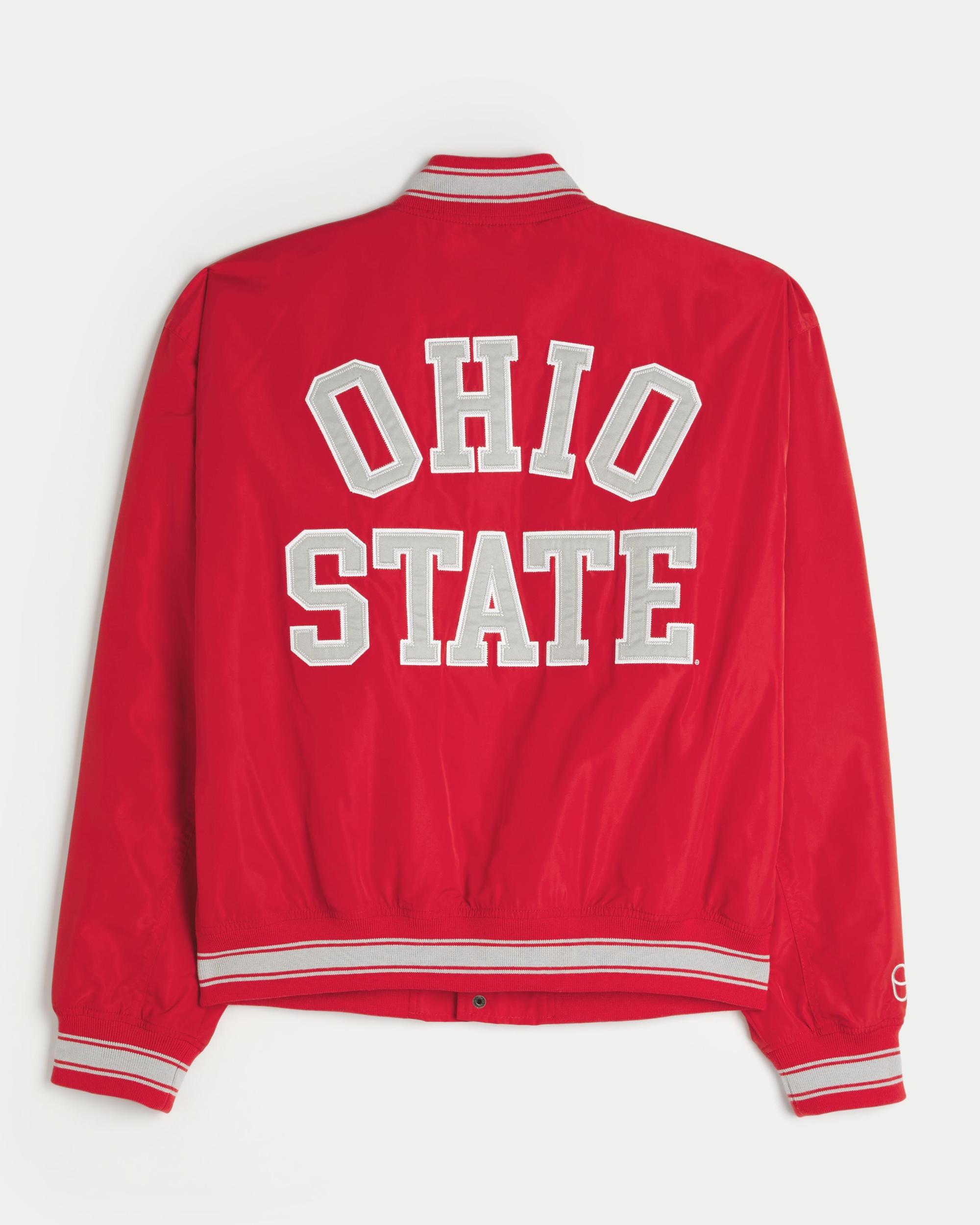 Ohio State Buckeyes Graphic Bomber Jacket Product Image
