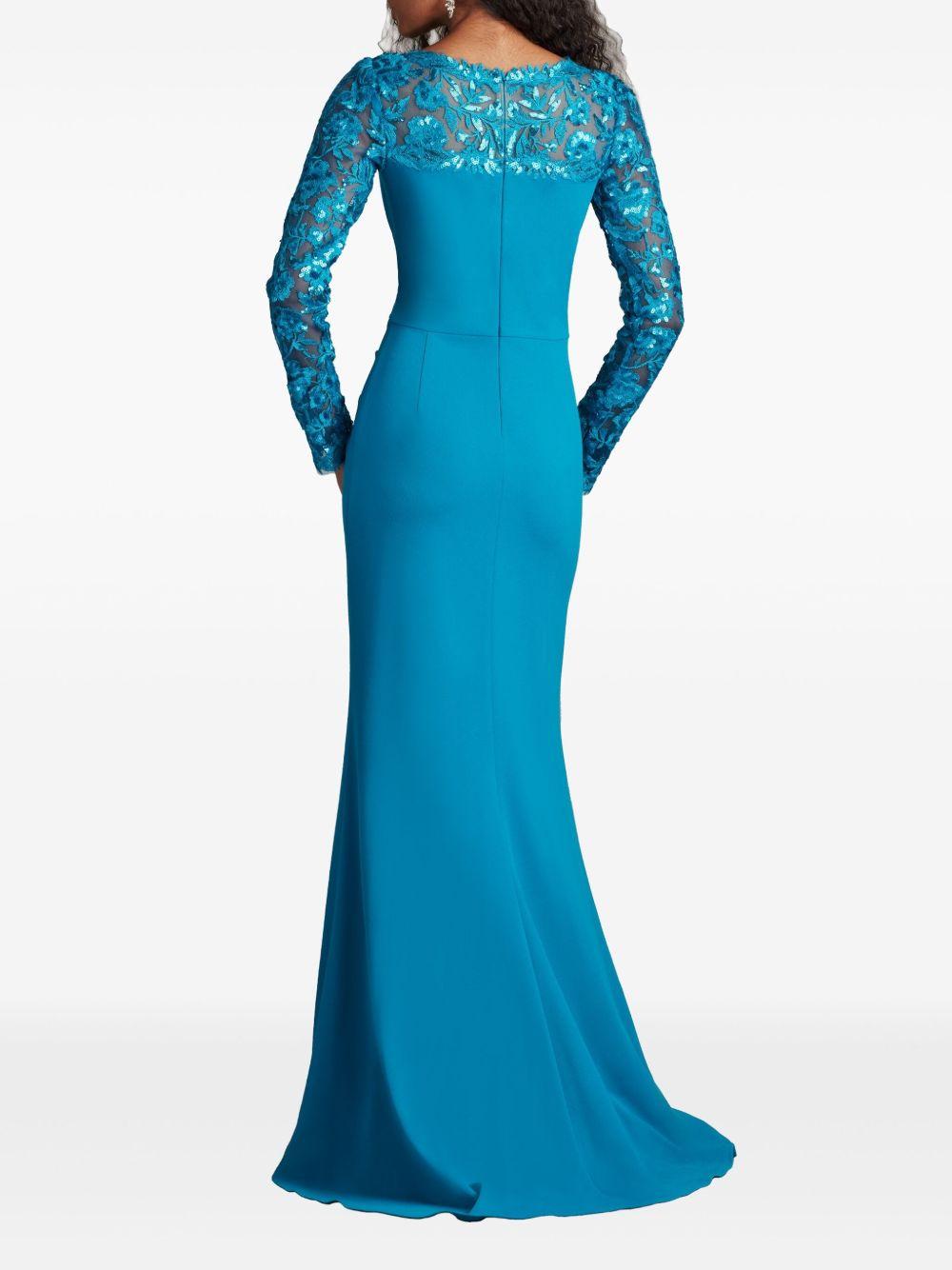 Whitley sequin-embellished floral gown Product Image