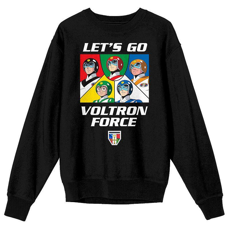 Men's Voltron Lets Go Voltron Long Sleeve Graphic Pullover,  Product Image