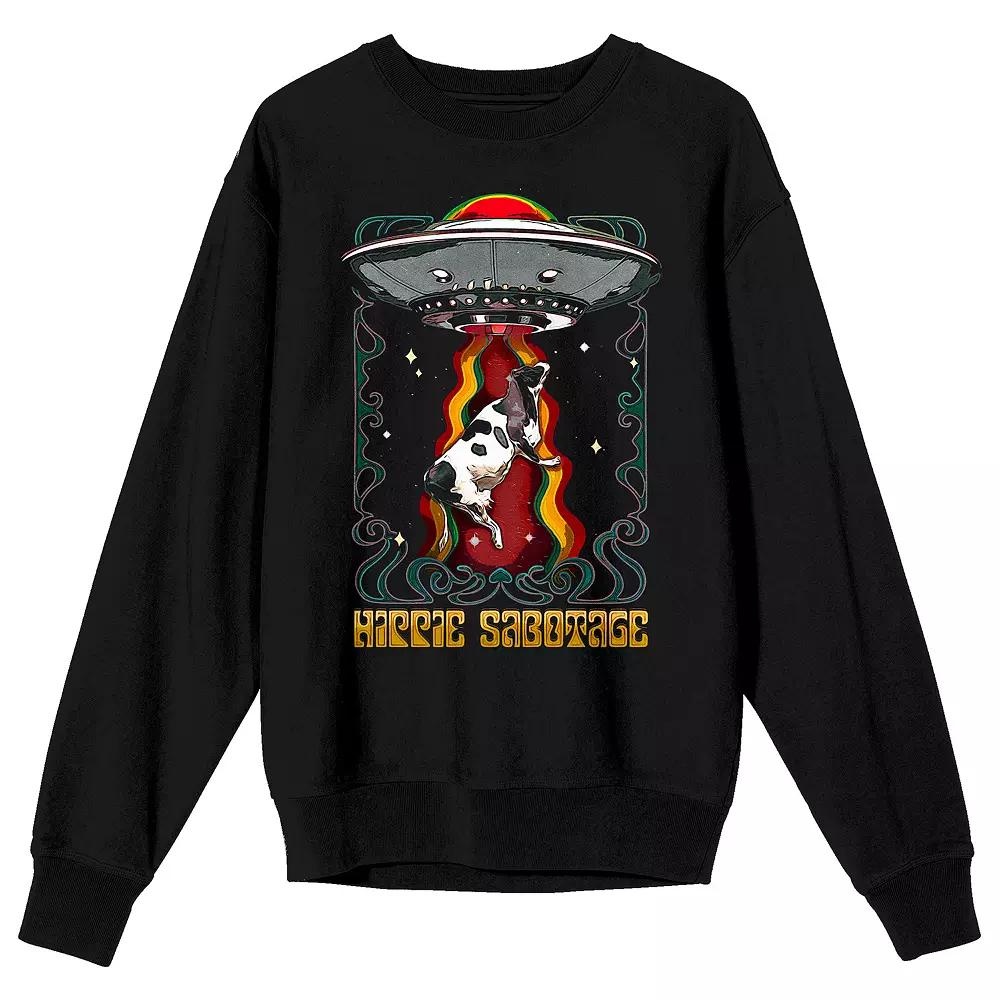 Men's Hippie Sabotage Alien Ship Sweatshirt,  Product Image