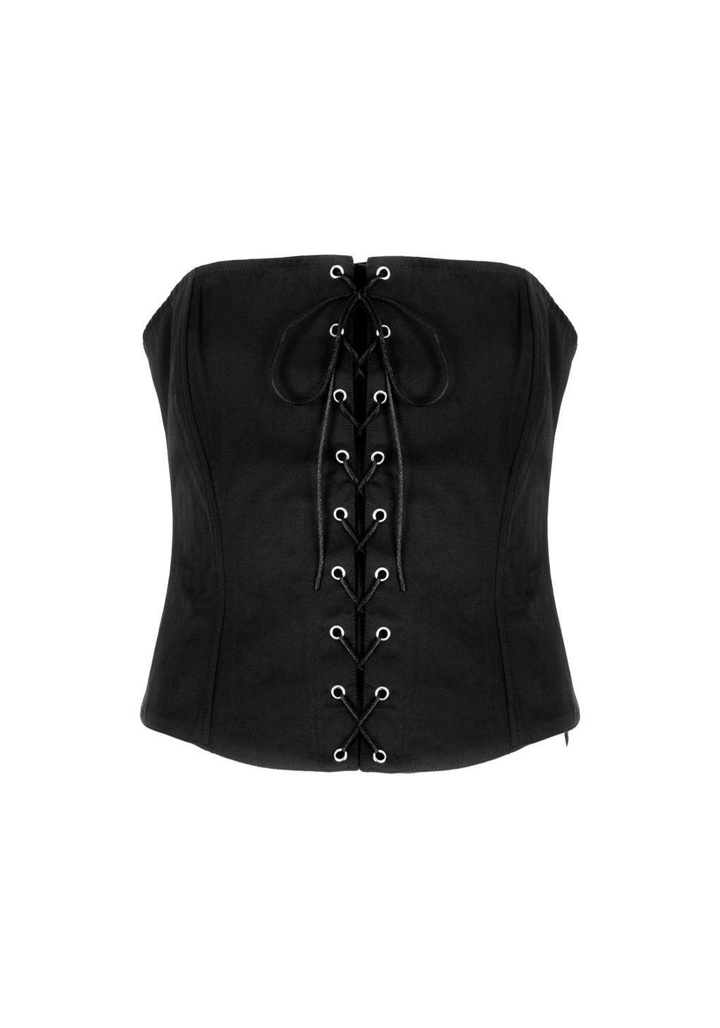 MORTICIA LACE-UP CORSET Product Image