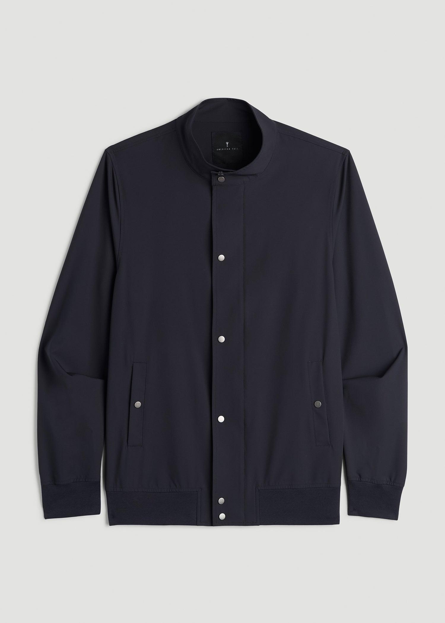 Motion Bomber Jacket for Tall Men in Portobello Male Product Image