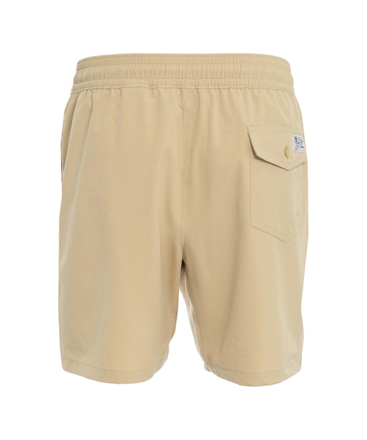 Swim shorts with logo embroidery Product Image