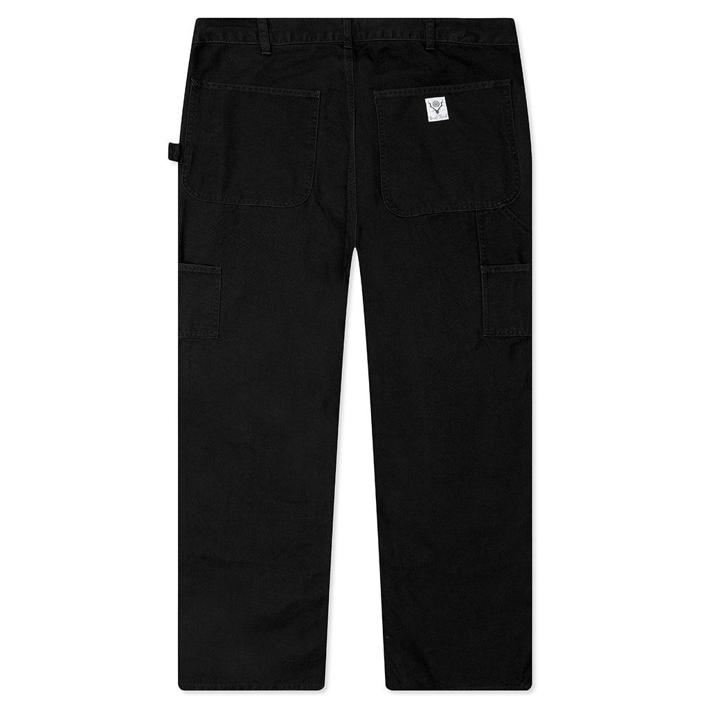 Cotton Canvas Painter Pant - Black Male Product Image