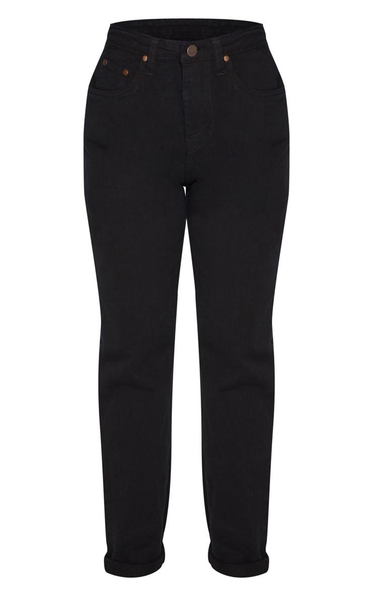 Petite Black Straight Leg Jean Product Image