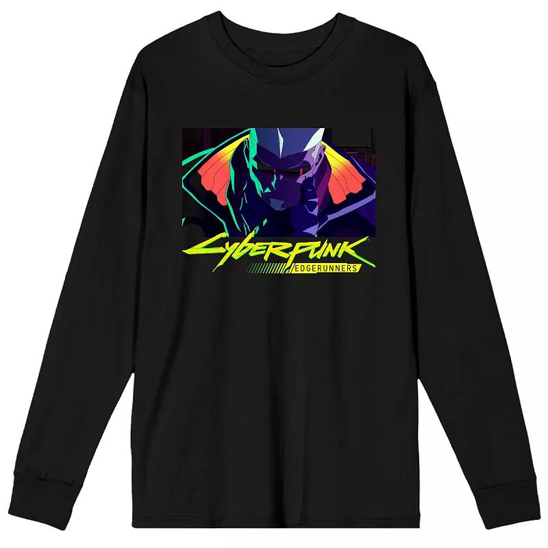 Men's Cyberpunk Edgerunners Maine Long Sleeve Graphic Tee,  Product Image