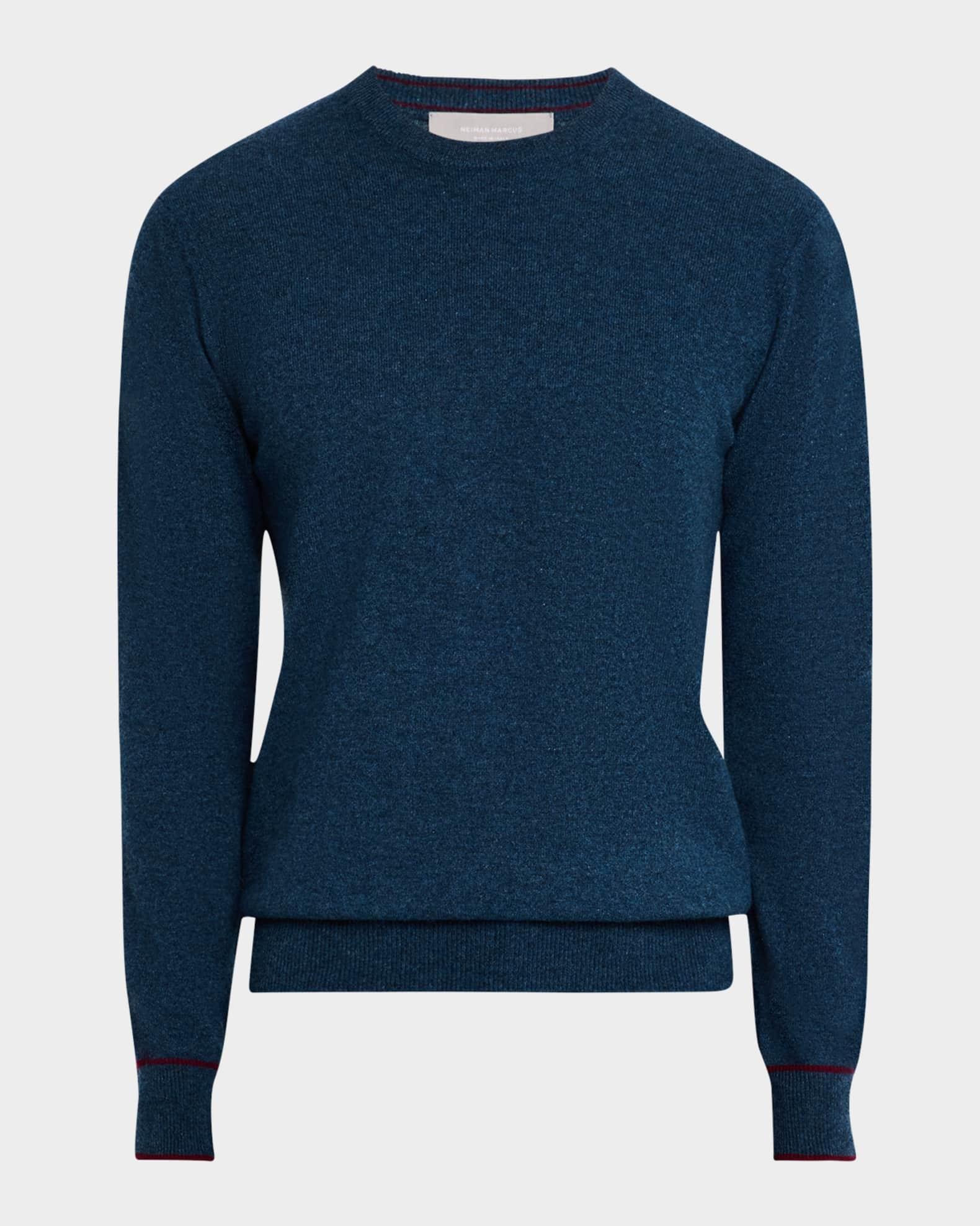 Mens Recycled Cashmere Crewneck Sweater Product Image