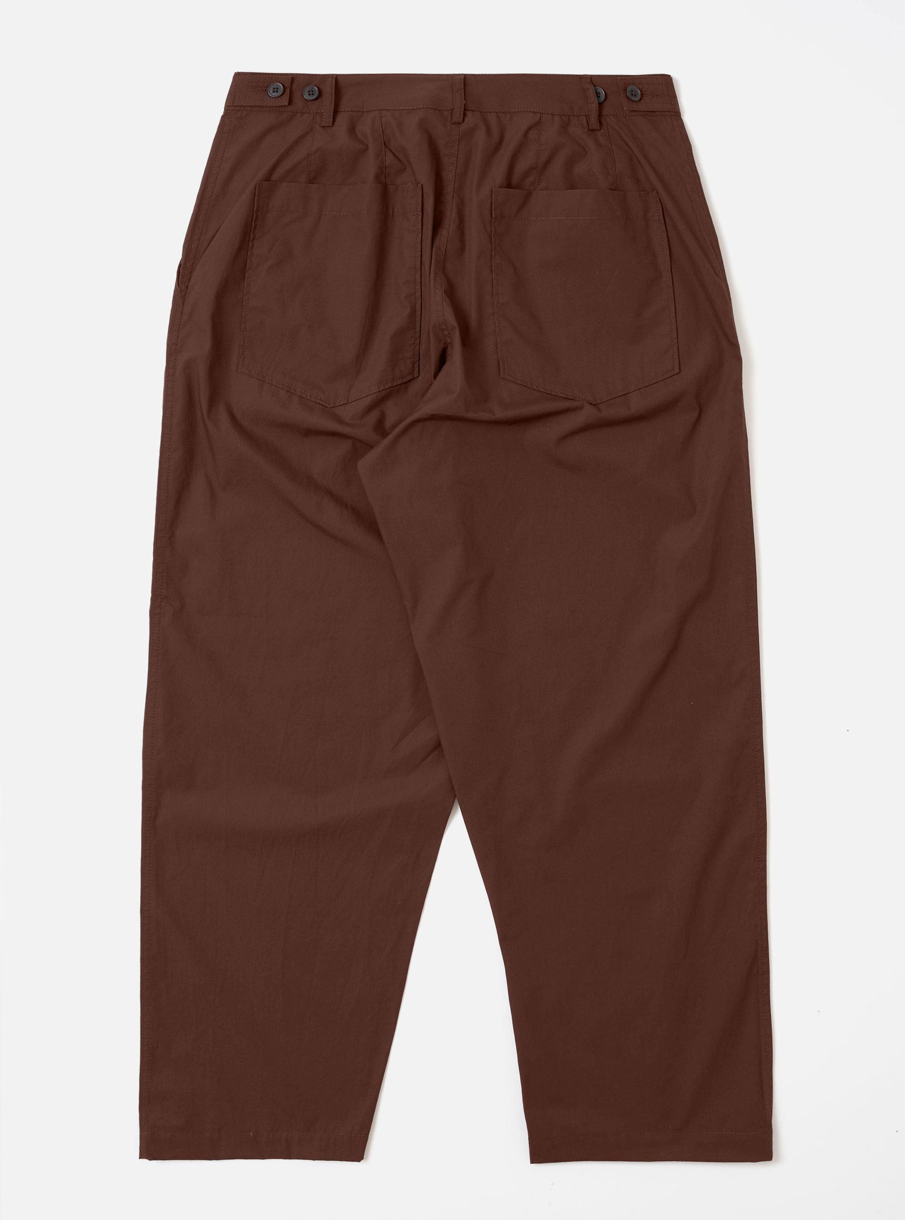 Brown Peached Poplin Dutch Pant  Product Image