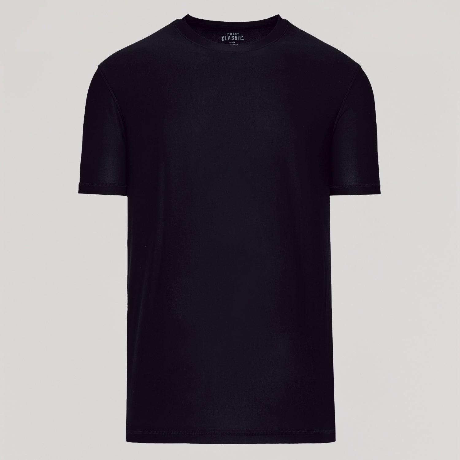 Black Active Crew Neck Tee Product Image
