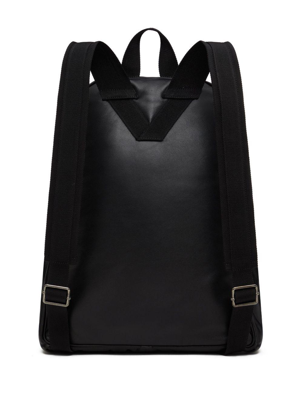 VLogo Signature leather backpack Product Image