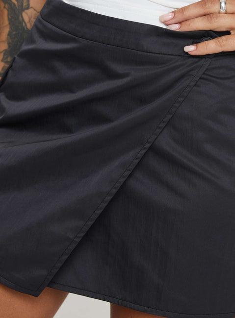 Caran Cargo Mini Skirt Grey Product Image