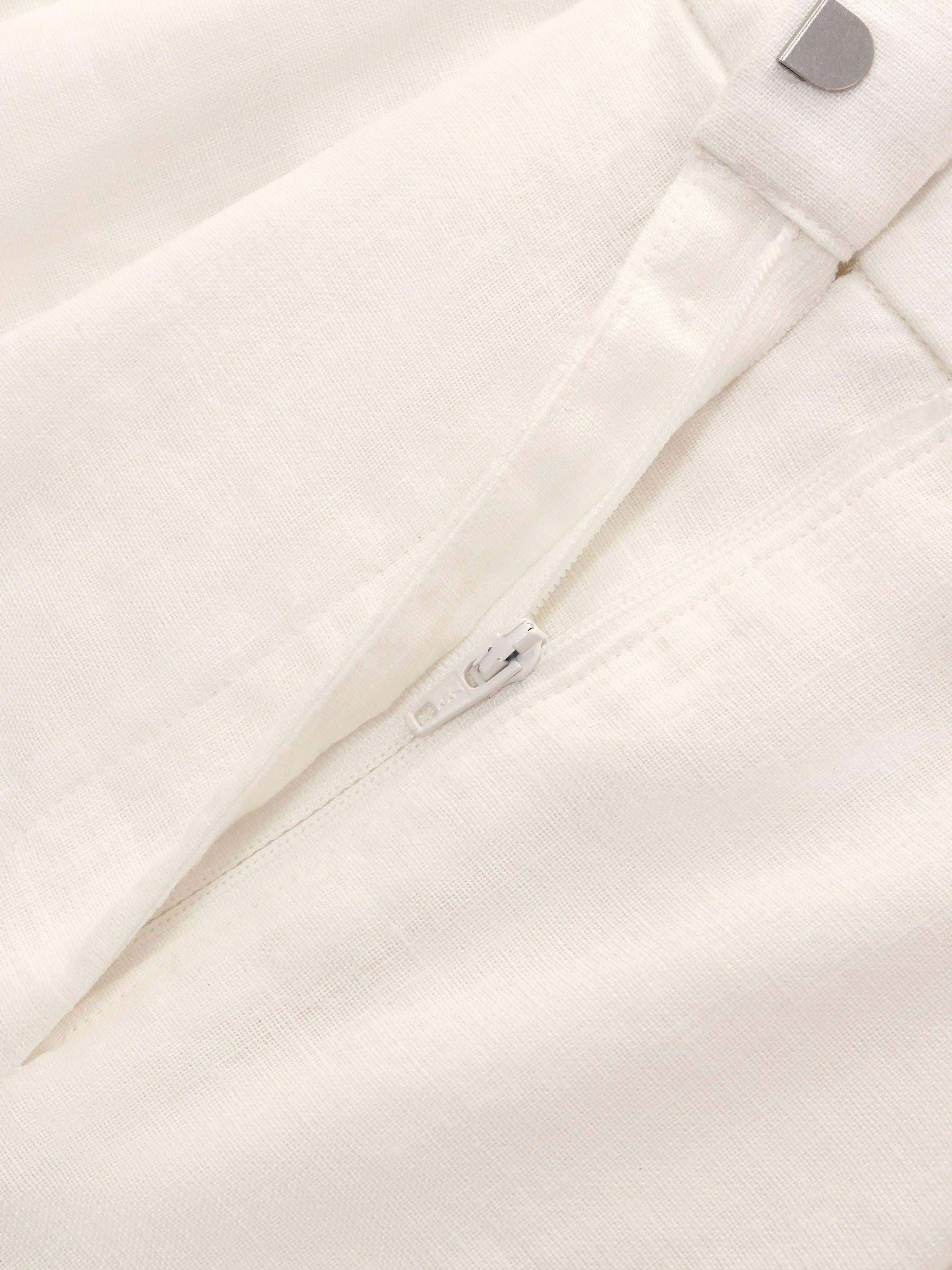 100% Linen Women A-Line Shorts Product Image