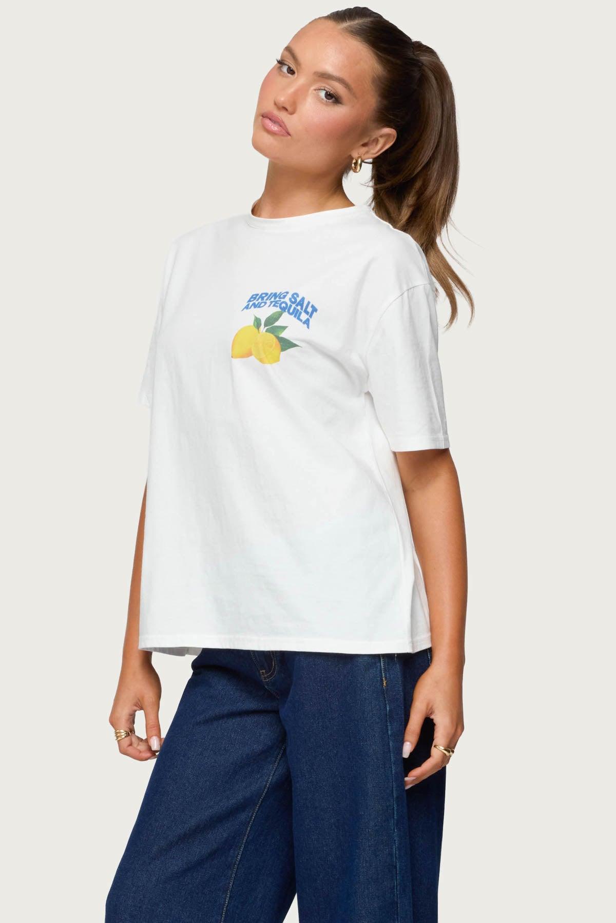 Let's Make Margs Oversized T Shirt Product Image